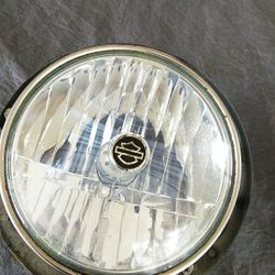 Harley-Davidson headlight and buckets and ring for headlight