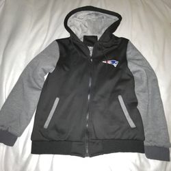 Patriots Thick Jacket Hooded Zipper Men Adult Medium A036