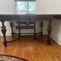 Antique Lion’s Head  Table