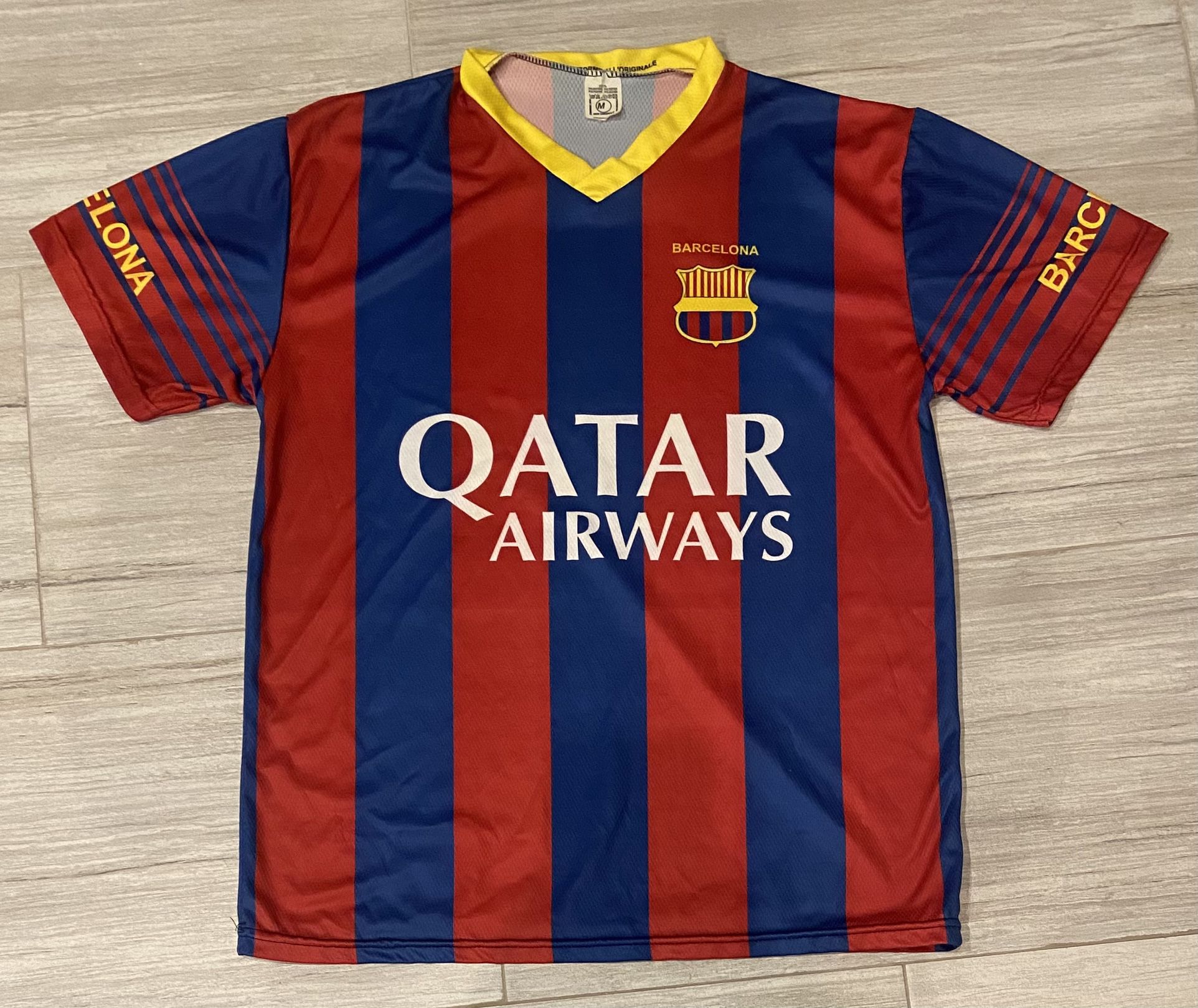 Lionel Messi FC Barcelona Jersey Adult Medium Shirt Tee Soccer Europe MLS Futbol Inter Miami
