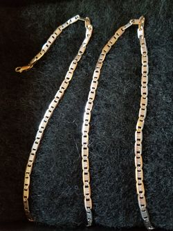 14k white gold chain 15gr total $890
