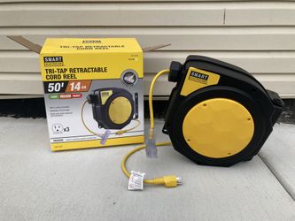 Tri-Tap Retractable Cord Reel 50’ Smart Electrician