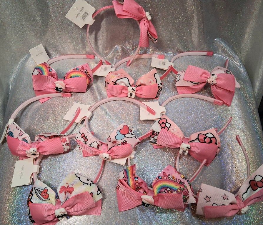 New Hello Kitty Bow Headbands - $2.25 Each