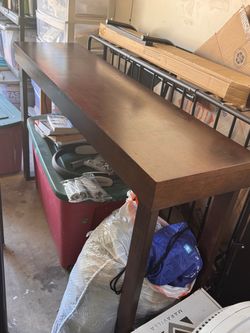 Bar height decorative table