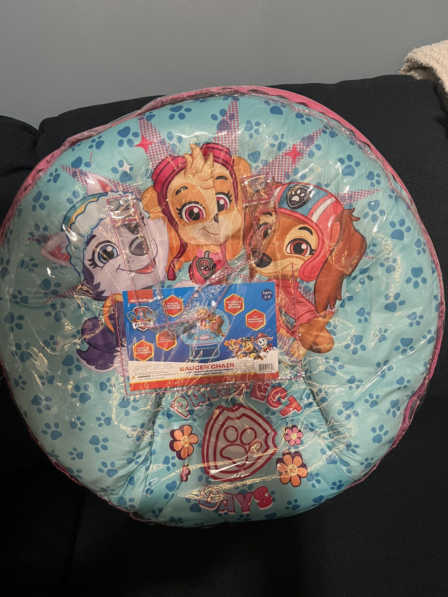 Nickelodeon's Paw Patrol 19" Toddler Mini Saucer Chair, Polyester