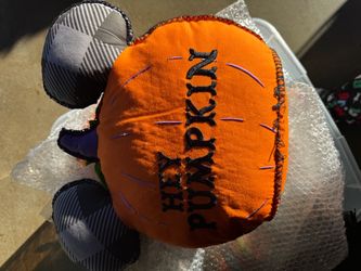 Hey Pumpkin Halloween Stuffed Plush Decoration (2pcs)