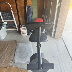 Weight Bench And 2 20lb Weights 