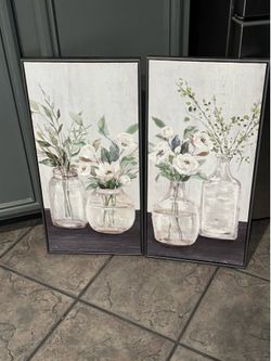 Floral wall decor