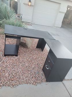 FREE L Shape Desk with File Drawer