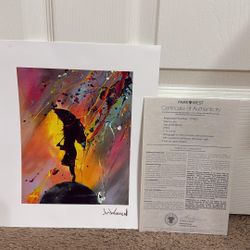 Jin Warren Art With Certificate Of Authencity