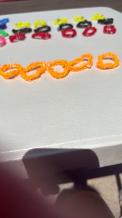 orange bracelets for girls at age 9