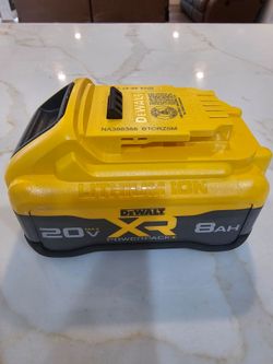 DeWalt 20V MAX XR 8Ah Battery (DCB208) — Brand New, Never Used