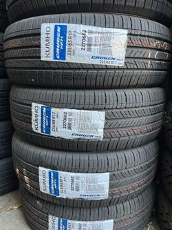235/65/17 ! Kumho  New Tires Set Of 4 Installed And Balanced Set De 4 Llantas Nuevas Instaladas Y Balanceadas