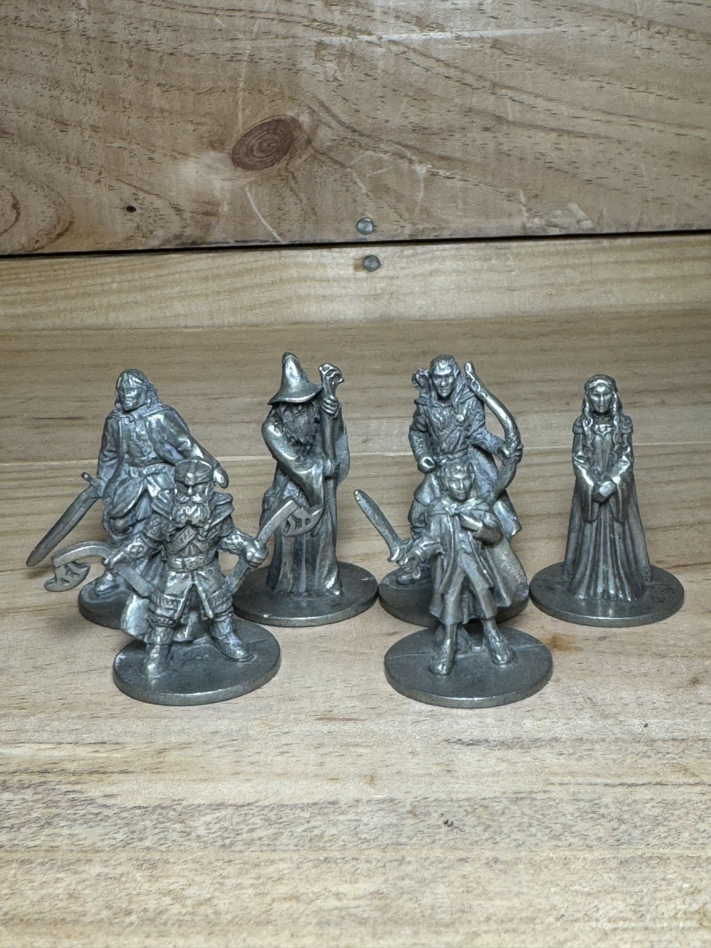 2003 Monopoly Lord of the Rings Edition Game Tokens Set of 6 Replacement Pieces