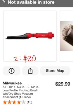 Milwaukee Vacuum Attachments/ Extension