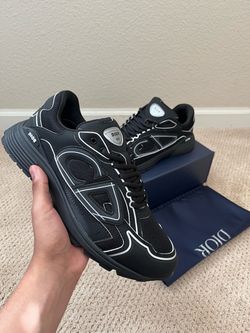 Black Dior B30 Sneaker Size 10