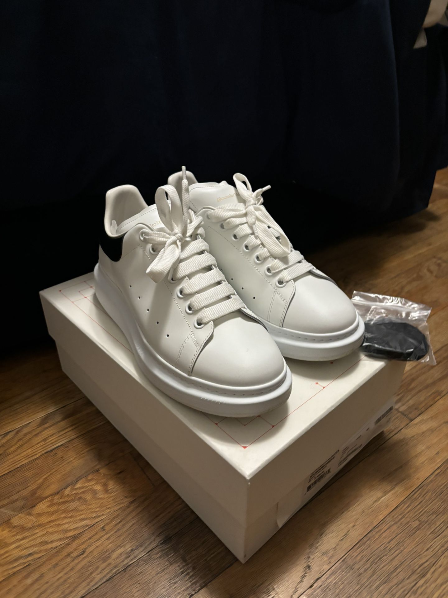 Alexander Mcqueens White/Black Size 43 (10) Mint Condition