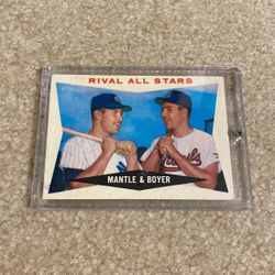 1960 Mickey Mantle & Ken Boyer
