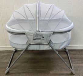 baby bassinet & bouncer.