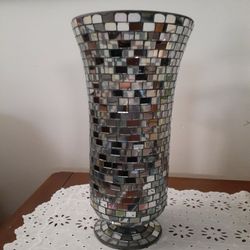 13" Mosaic Vase
