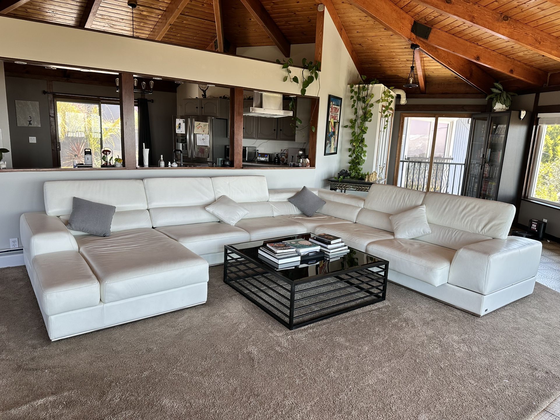 Italian leather couch