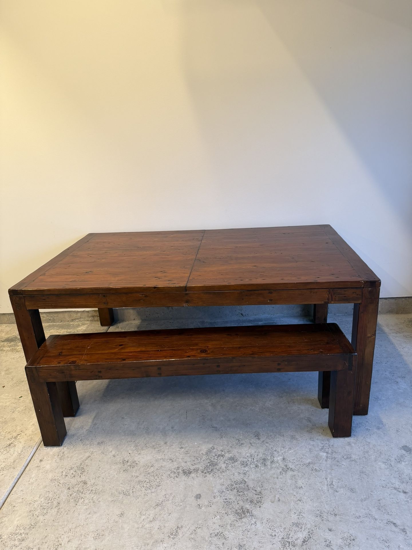 Table with Bench