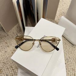 Women's Gold Frame Sunglasses