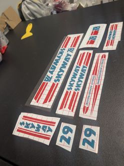 Skyway ta29 bmx custom decals stickers.