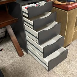 IKEA Drawers - Dark Grey