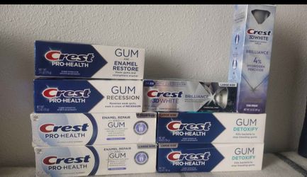 Crest Toothpastes