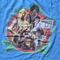 Vintage childrens size 7 Return of the Jedi tshirt