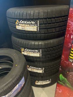 Lexani Quattro Tempo Tour AW 275/55R20 Tires – Set of 4 $ 660 installed and Balanced Located at 1305 Preston Ave Pasadena Tx 77503