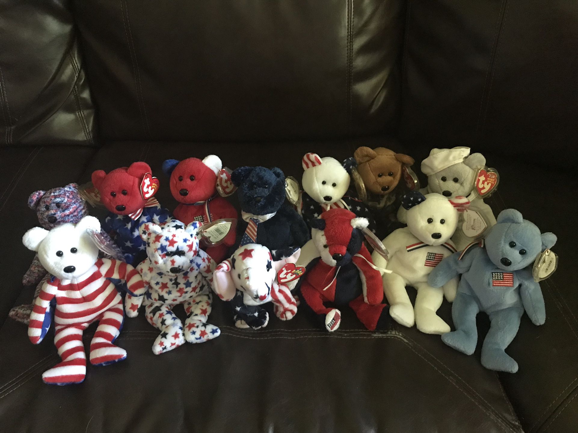 4th Of July TY Beanie Babies 