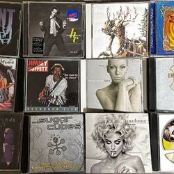 CD LOT OF 50, MULTIPLE ARTIST INCLUDING MADONNA, GO GOS, HOOTERS, DEPECHE MODE ETC. 