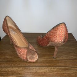 Red Open Toed Heels
