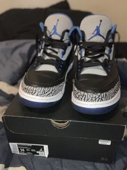 Jordan 3 Sports Blue Sz 14