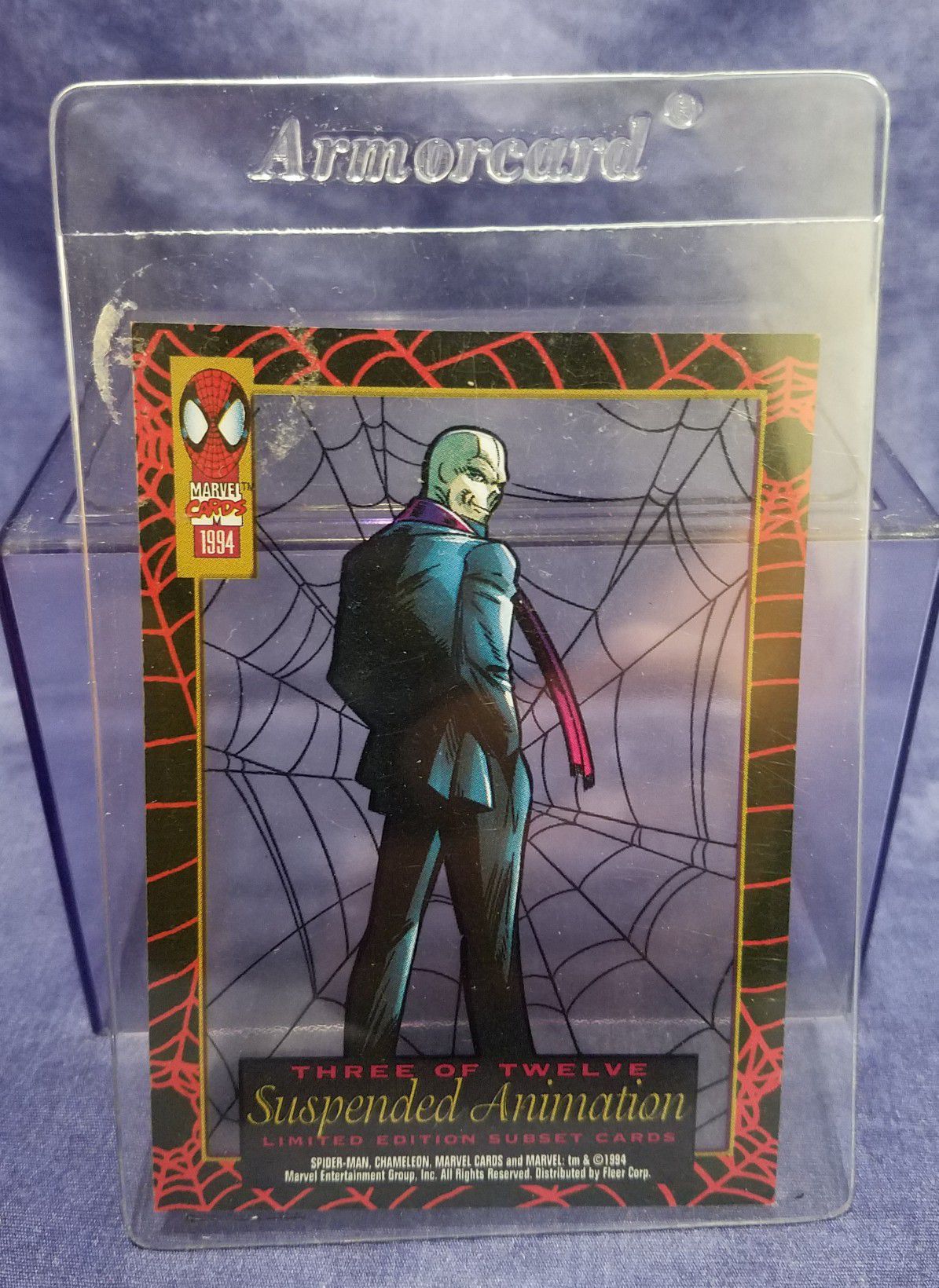1994 Fleer Marvel Cards The Amazing Spider-Man 1st Edition Limited Edition Suspended  Animation Plasticard #3 Chameleon for Sale in Pomona, CA - OfferUp