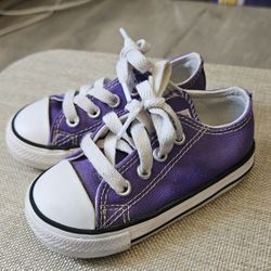 Purple Converse Baby/Toddler Size 5