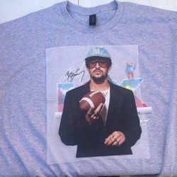 Custom Design Bad Bunny/ Super Bowl T-Shirts