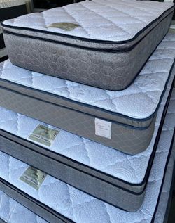 Brand new blue gel memory foam mattresses