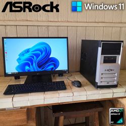 ASRock Workstation PC | Desktop Tower Computer | Windows 11 | Office 2024