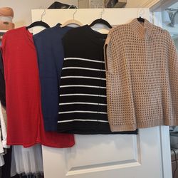 Size M- sweater tops