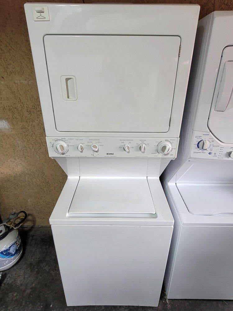 Kenmore Top Loading Washer With Agitator And Gas Dryer Laundry Center