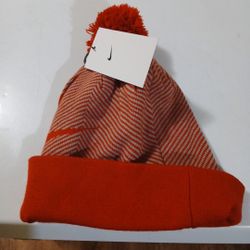 Men's  Nike Pom Beanie Red Brand New 