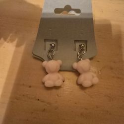 Teddy Bear Earrings 