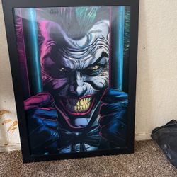3D Holographic Joker poster 