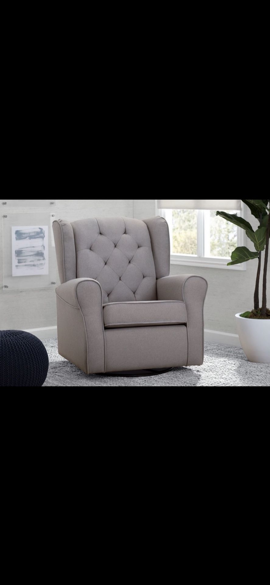 Chair/ Emma Nursery Glider Swivel Rocker/ Glider/ Rocker/ Nursery/ Furniture/ New