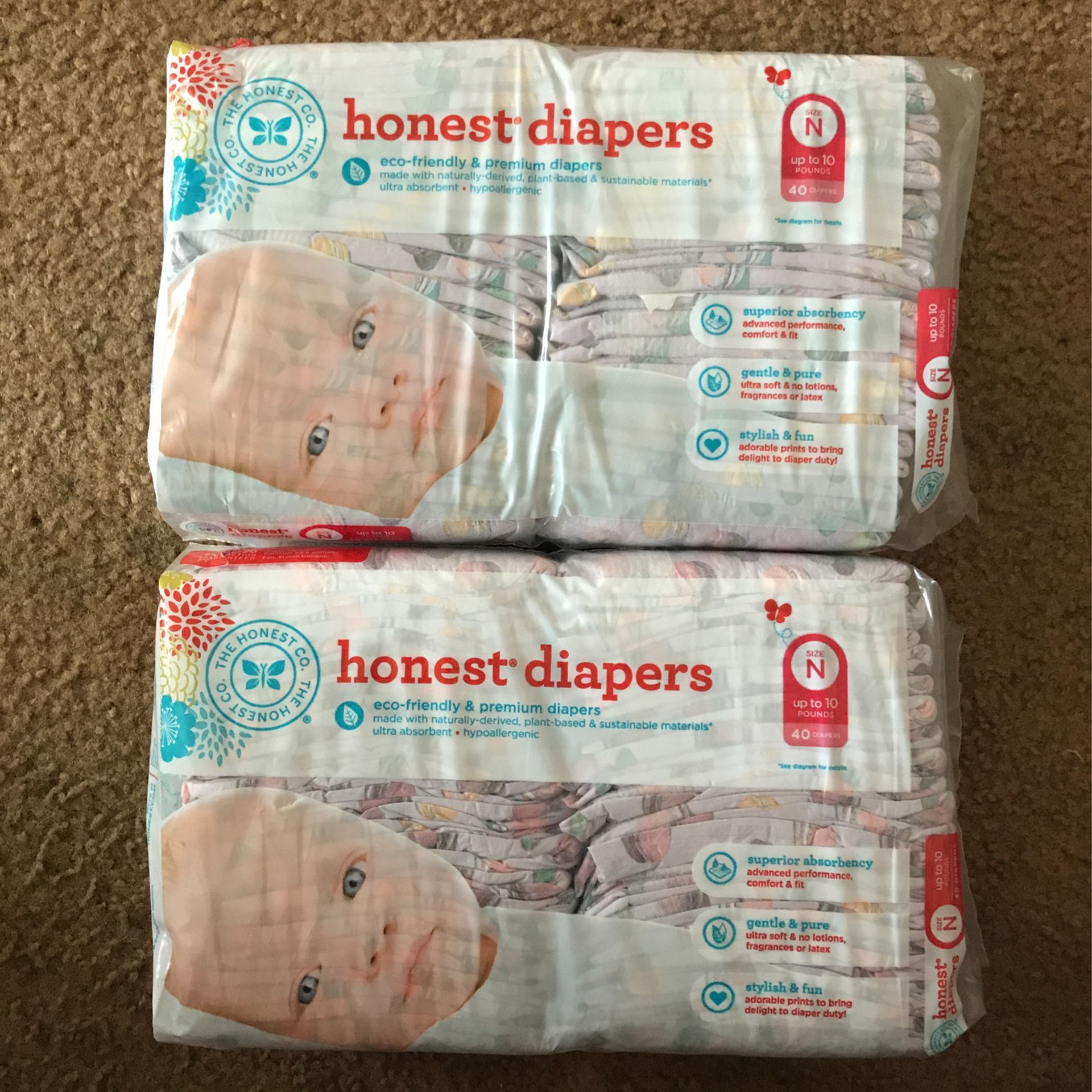 Newborn Honest Diapers