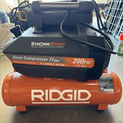 RIDGID 4.5 Gallon Electric Quiet Compressor