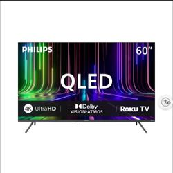 PHILIPS 
60" Class 7900 Series 4K QLED Ultra HD Roku Smart TV
